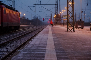 Sicherung an Bahnsteigen